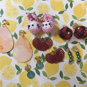 🍊 NWT Clip On Earrings Bundle Lot 6